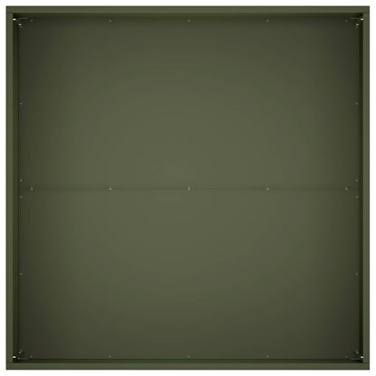 Vaso da giardino Verde Oliva 80 x 80 x 40 cm | homemem39
