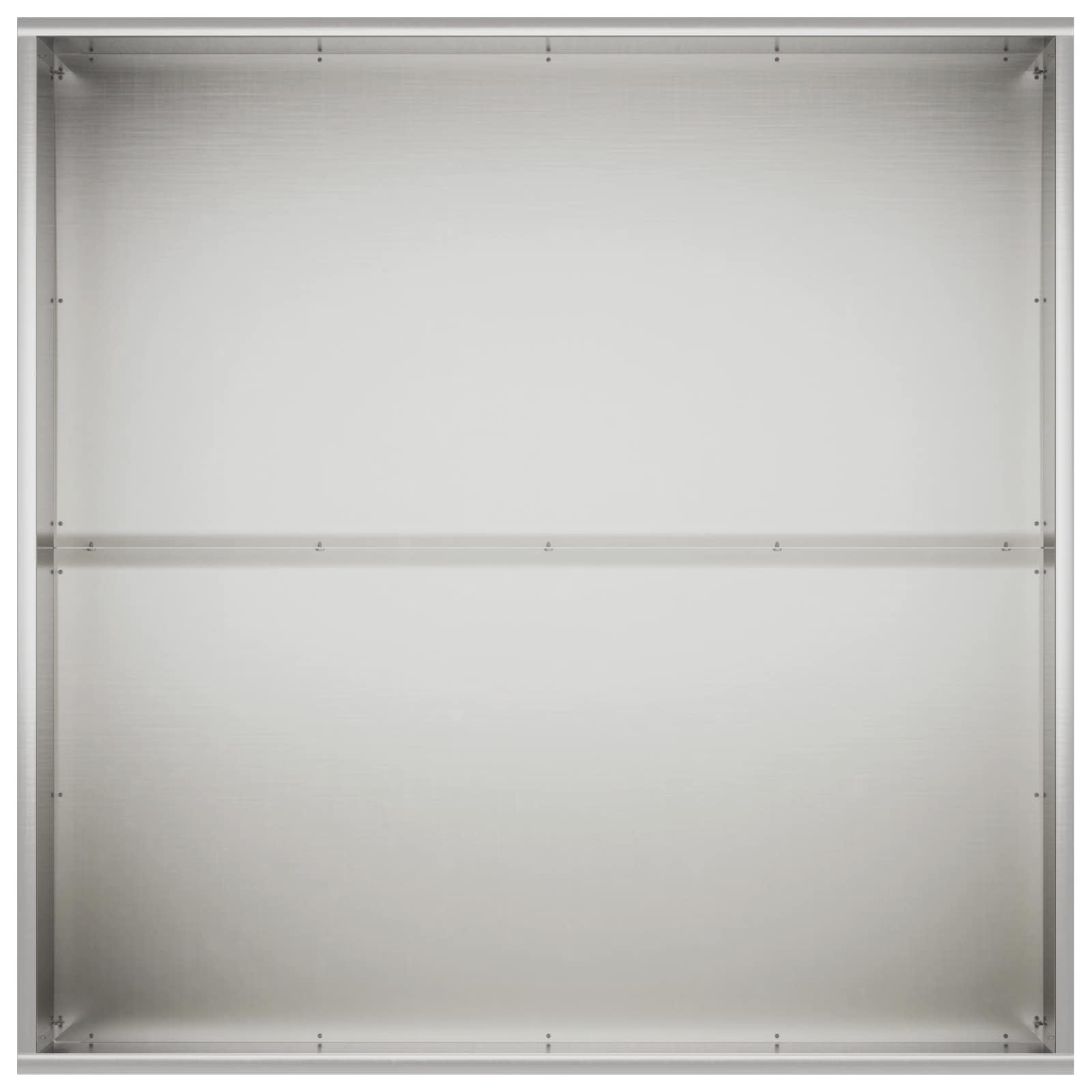 Vaso da giardino 2 pz Argento 80 x 80 x 40 cm Acciaio Inox | homemem39