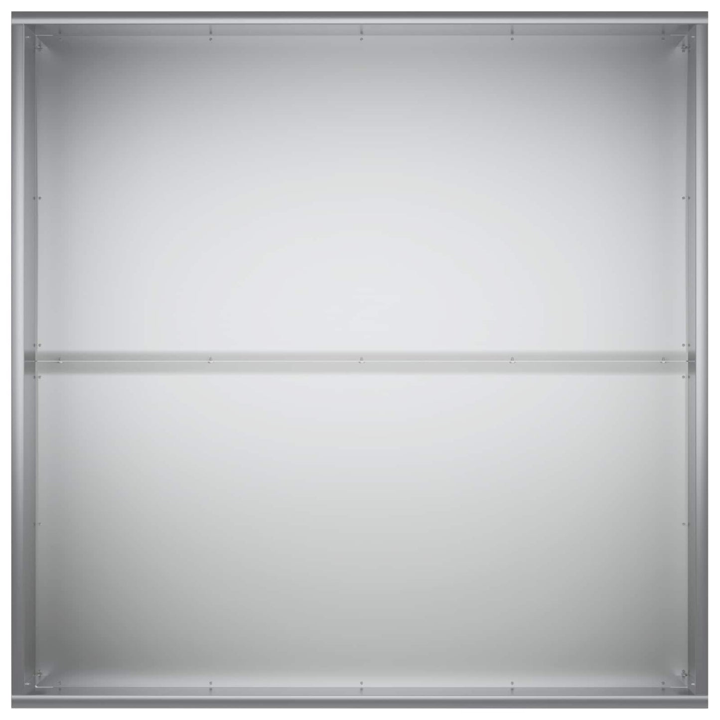 Vaso da giardino Argento 80 x 80 x 40 cm Acciaio zincato | homemem39