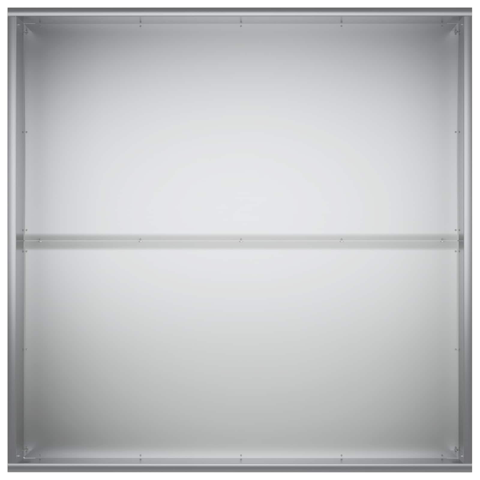 Vaso da giardino Argento 80 x 80 x 40 cm Acciaio zincato | homemem39
