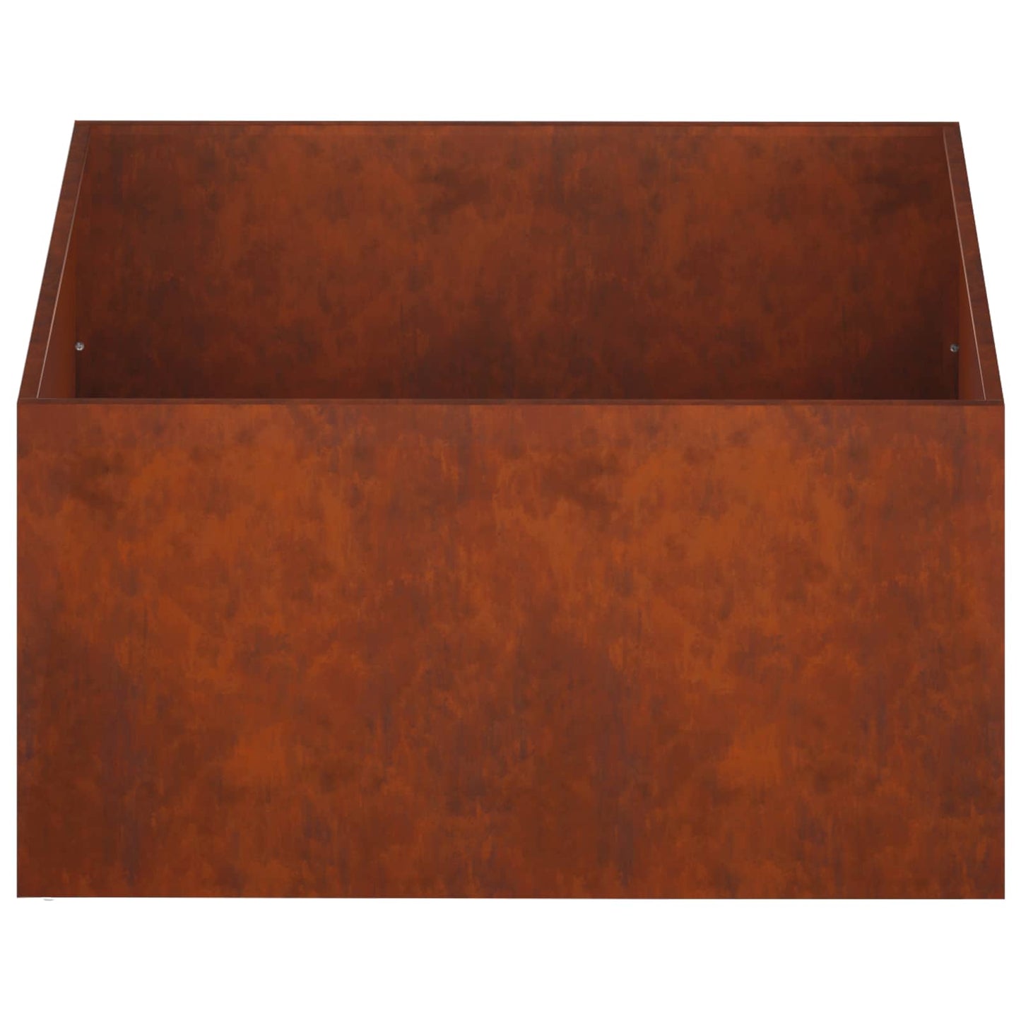 Vaso da giardino 2 pz Ruggine 80 x 80 x 40 cm Acciaio Corten | homemem39