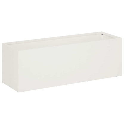 Vaso da giardino 2 pz Bianco 40 x 20 x 20 cm | homemem39