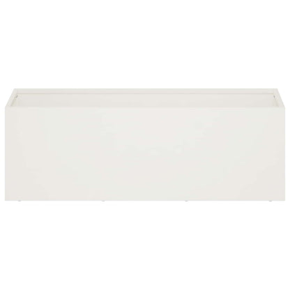 Vaso da giardino 2 pz Bianco 40 x 20 x 20 cm | homemem39