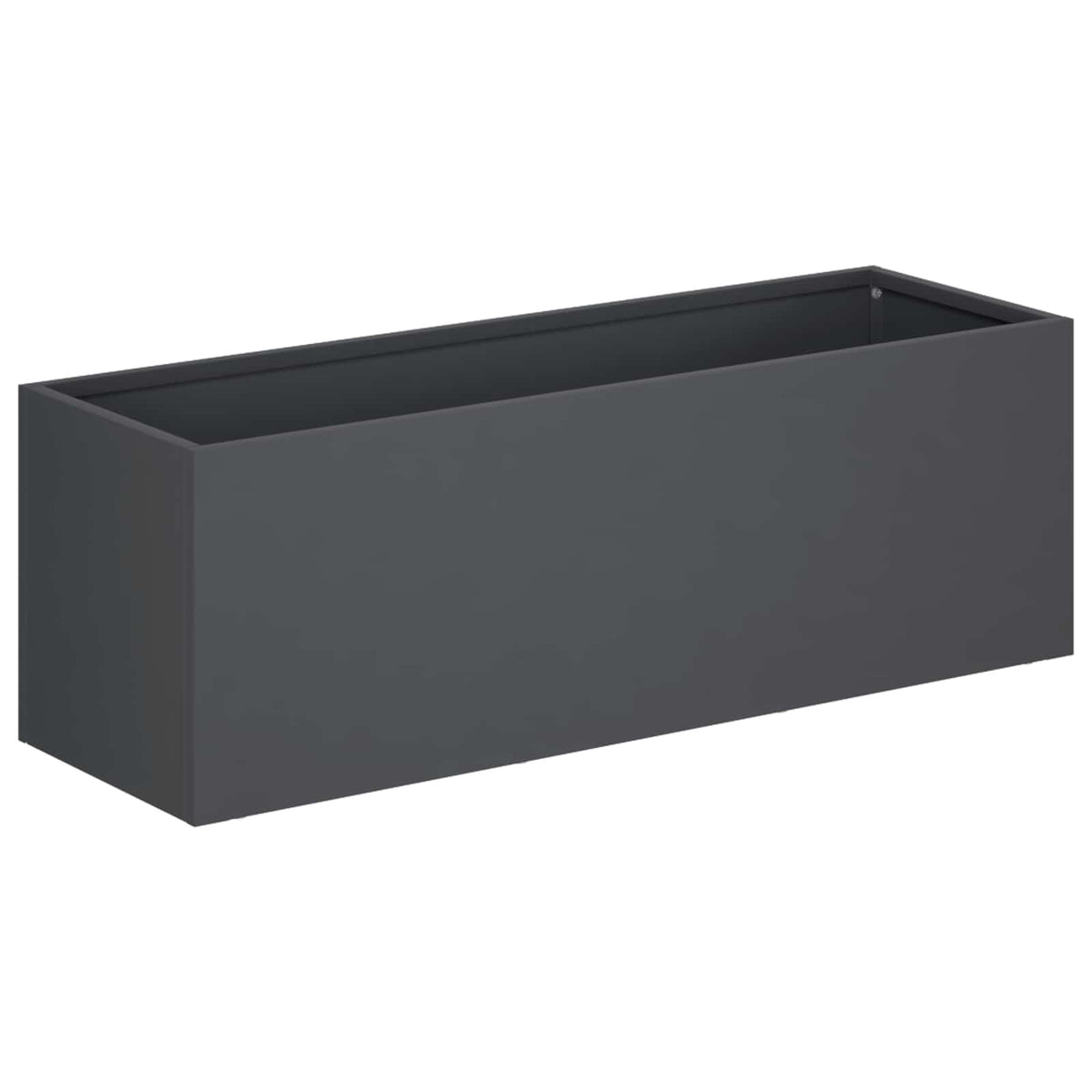 Vaso da giardino 2 pz Antracite 40 x 20 x 20 cm | homemem39