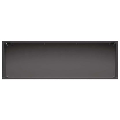 Vaso da giardino Nero 60 x 20 x 20 cm Acciaio laminato a freddo | homemem39