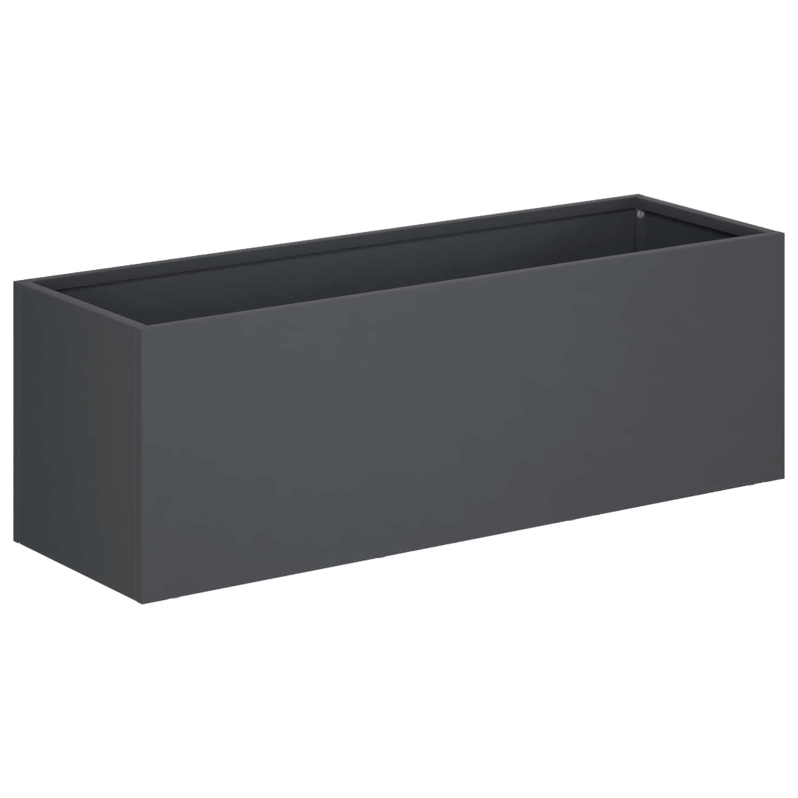 Vaso da giardino Antracite 60 x 20 x 20 cm | homemem39