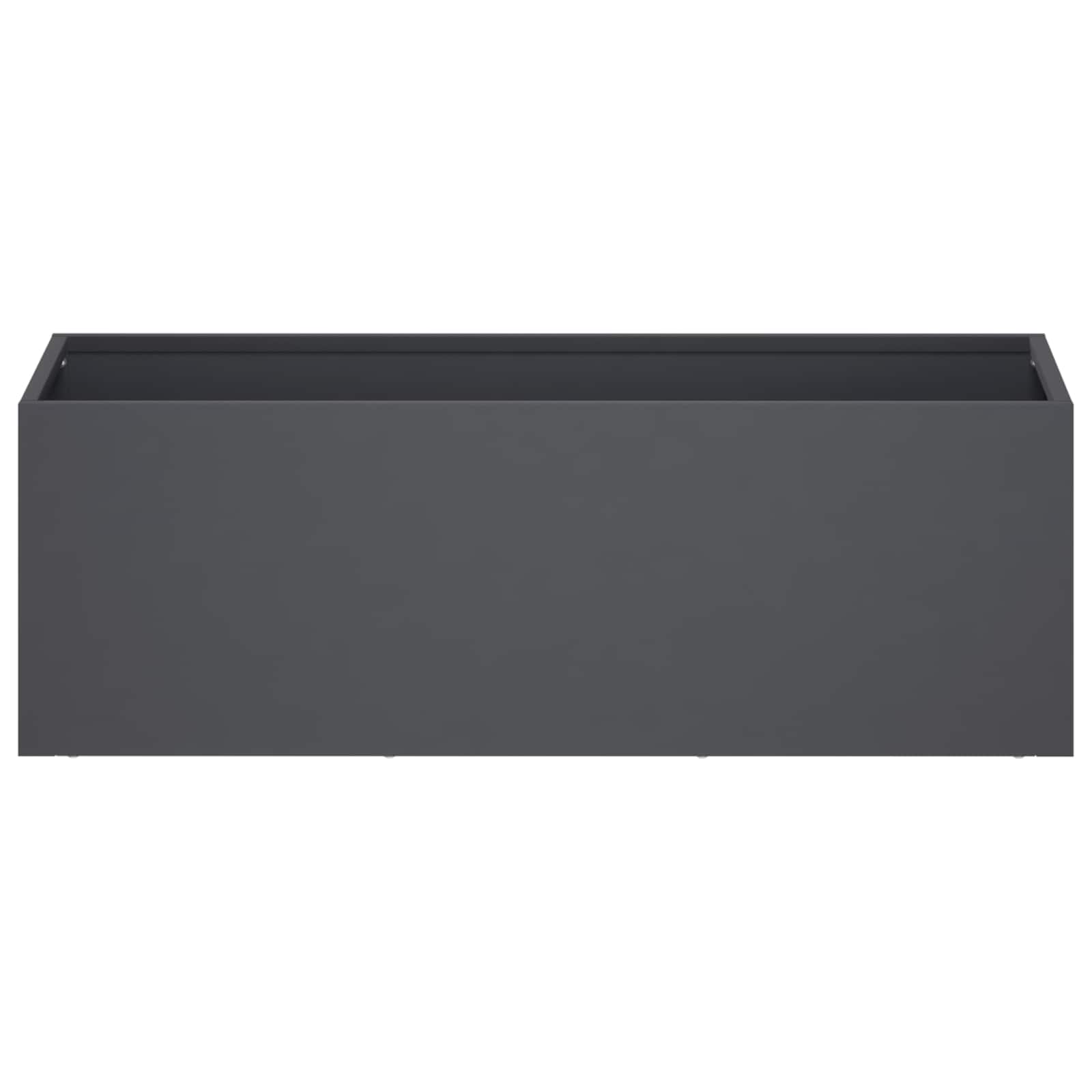 Vaso da giardino Antracite 60 x 20 x 20 cm | homemem39