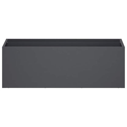 Vaso da giardino Antracite 60 x 20 x 20 cm | homemem39
