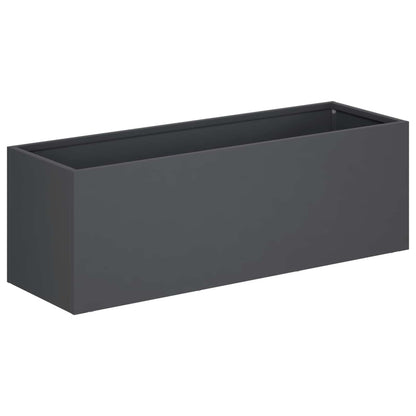 Vaso da giardino 2 pz Antracite 60 x 20 x 20 cm | homemem39