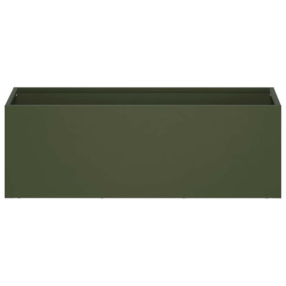 Vaso da giardino Verde Oliva 60 x 20 x 20 cm | homemem39