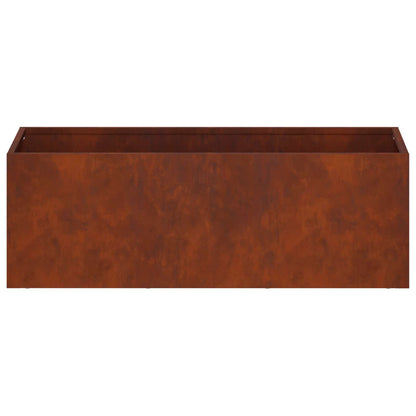 Vaso da giardino Ruggine 60 x 20 x 20 cm Acciaio Corten | homemem39