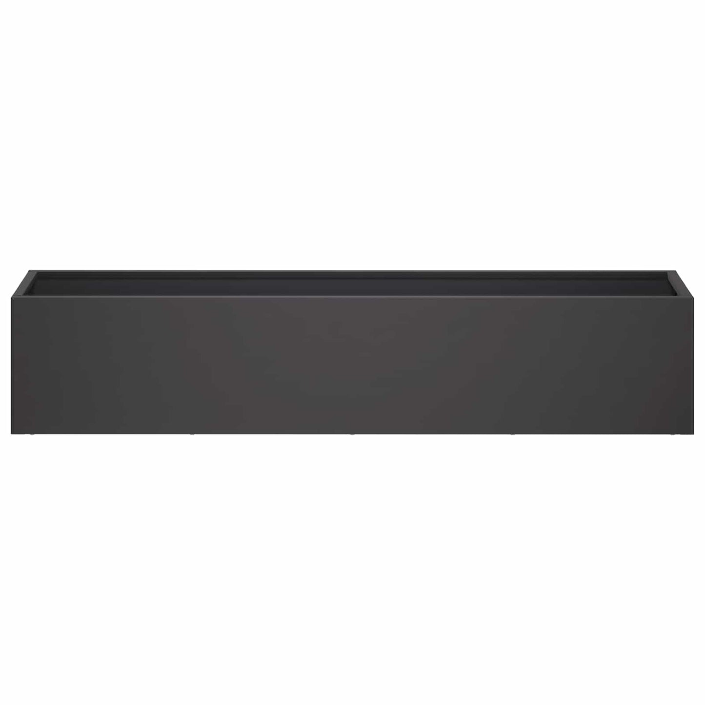 Vaso da giardino 2 pz Nero 80 x 20 x 20 cm | homemem39