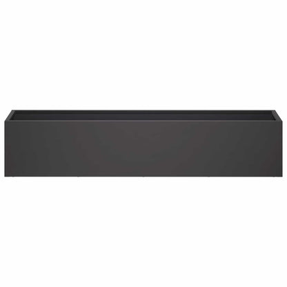 Vaso da giardino 2 pz Nero 80 x 20 x 20 cm | homemem39