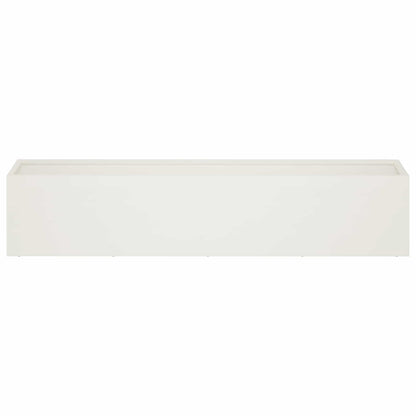Vaso da giardino Bianco 80 x 20 x 20 cm | homemem39
