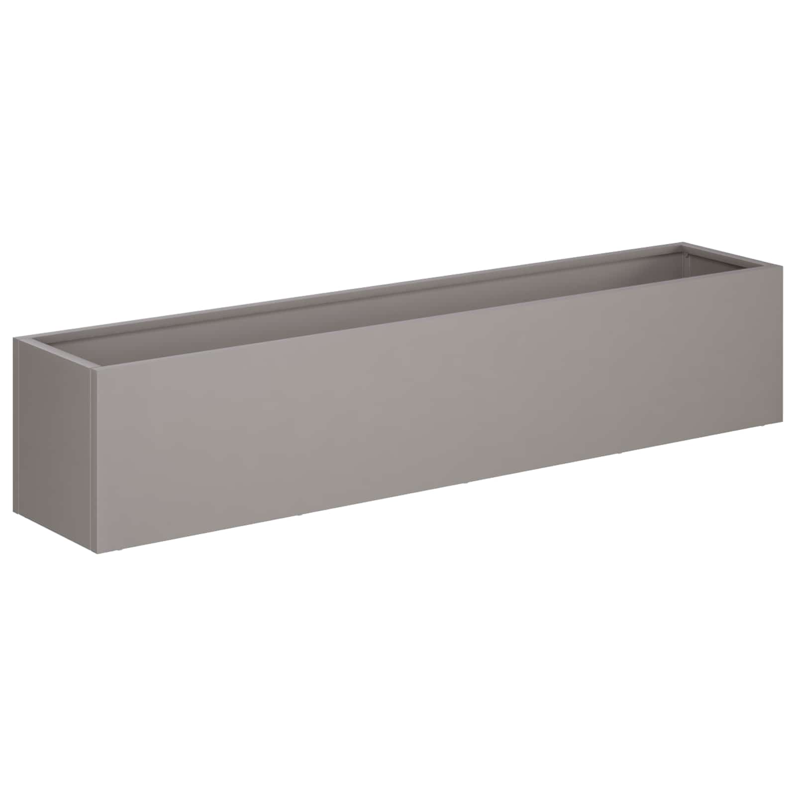 Vaso da giardino 2 pz Ruggine 80 x 20 x 20 cm Acciaio Corten | homemem39