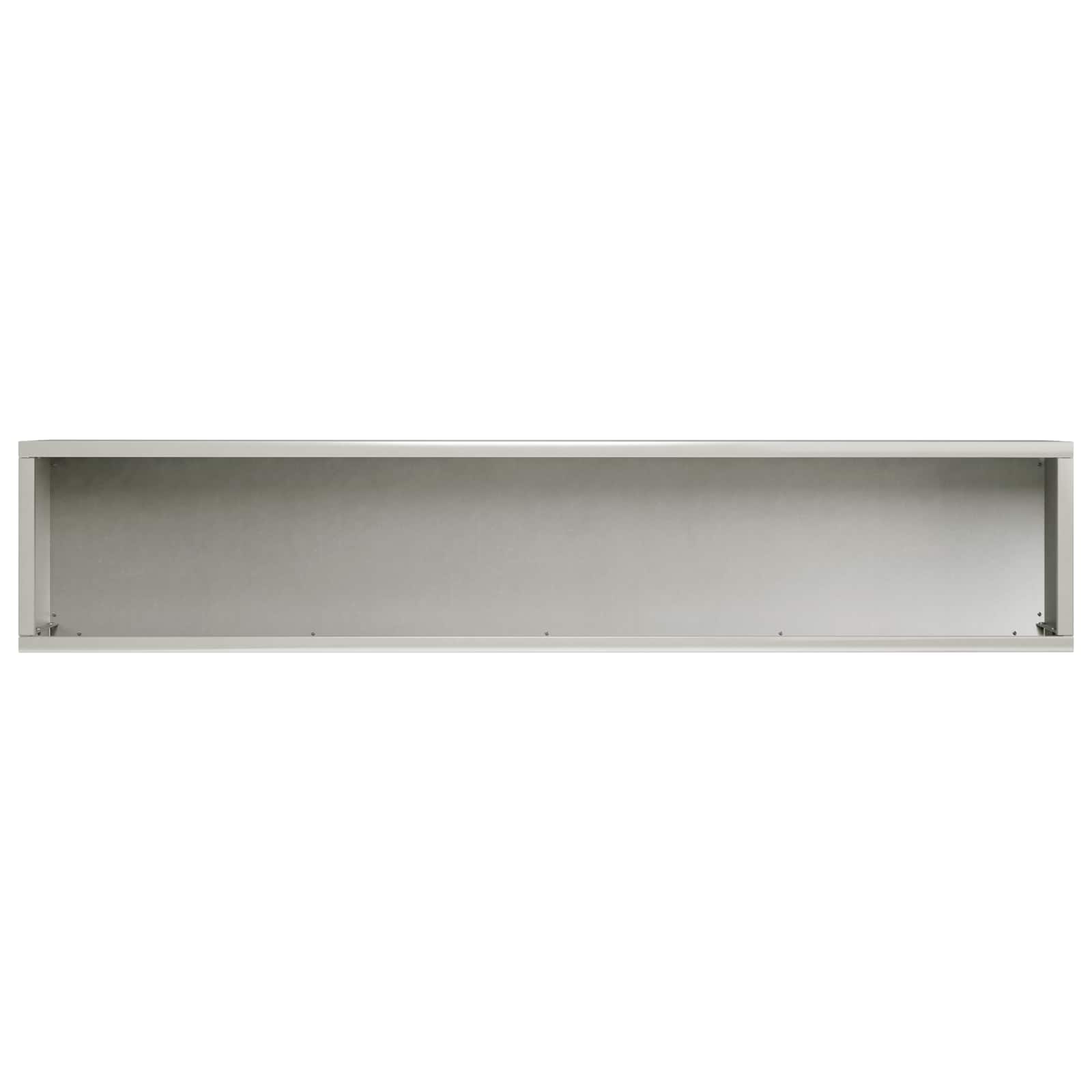 Vaso da giardino Argento 100 x 20 x 20 cm Acciaio Inox | homemem39