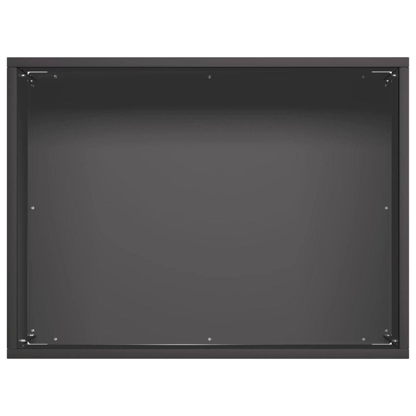 Vaso da giardino 2 pz Nero 40 x 30 x 30 cm | homemem39