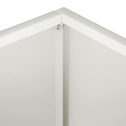 Vaso da giardino Bianco 40 x 30 x 30 cm | homemem39