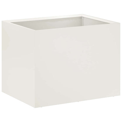 Vaso da giardino 2 pz Bianco 40 x 30 x 30 cm | homemem39