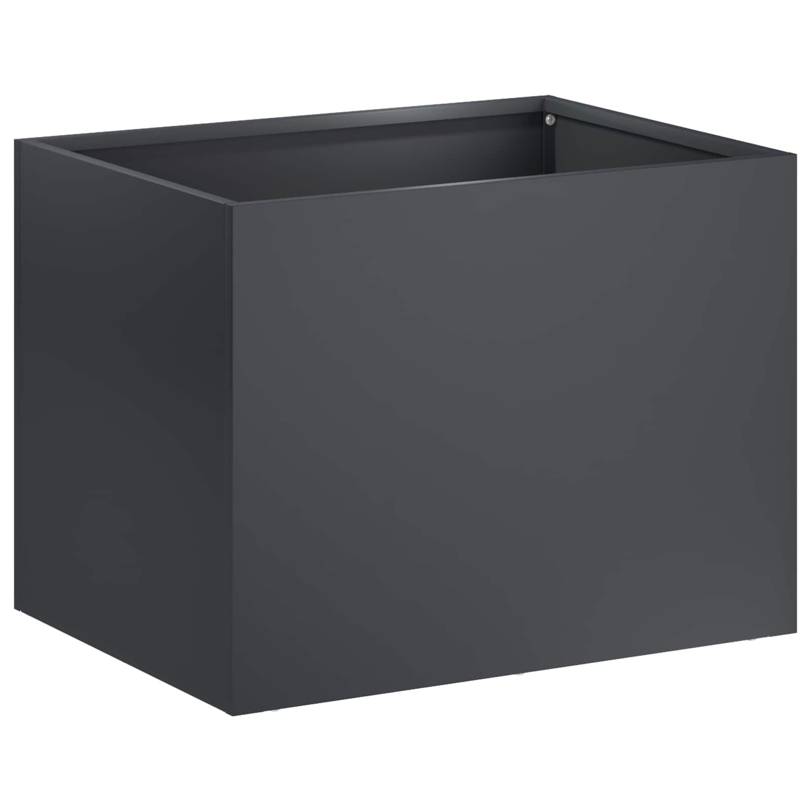 Vaso da giardino Antracite 40 x 30 x 30 cm | homemem39