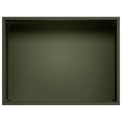 Vaso da giardino Verde Oliva 40 x 30 x 30 cm | homemem39