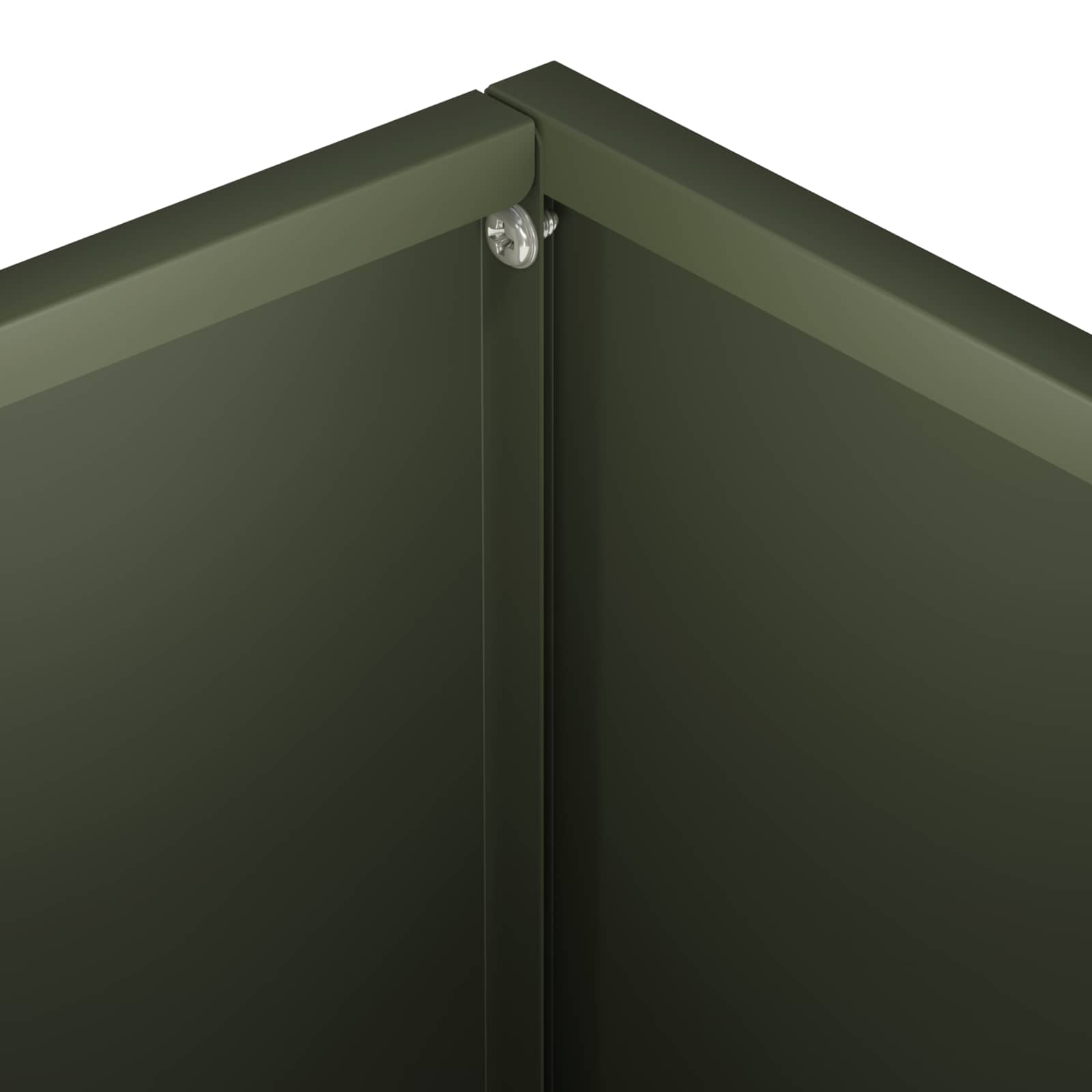 Vaso da giardino 2 pz Verde Oliva 40 x 30 x 30 cm | homemem39