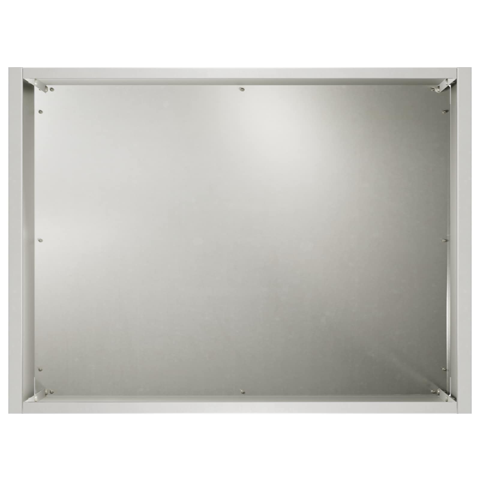 Vaso da giardino 2 pz Argento 40 x 30 x 30 cm Acciaio Inox | homemem39