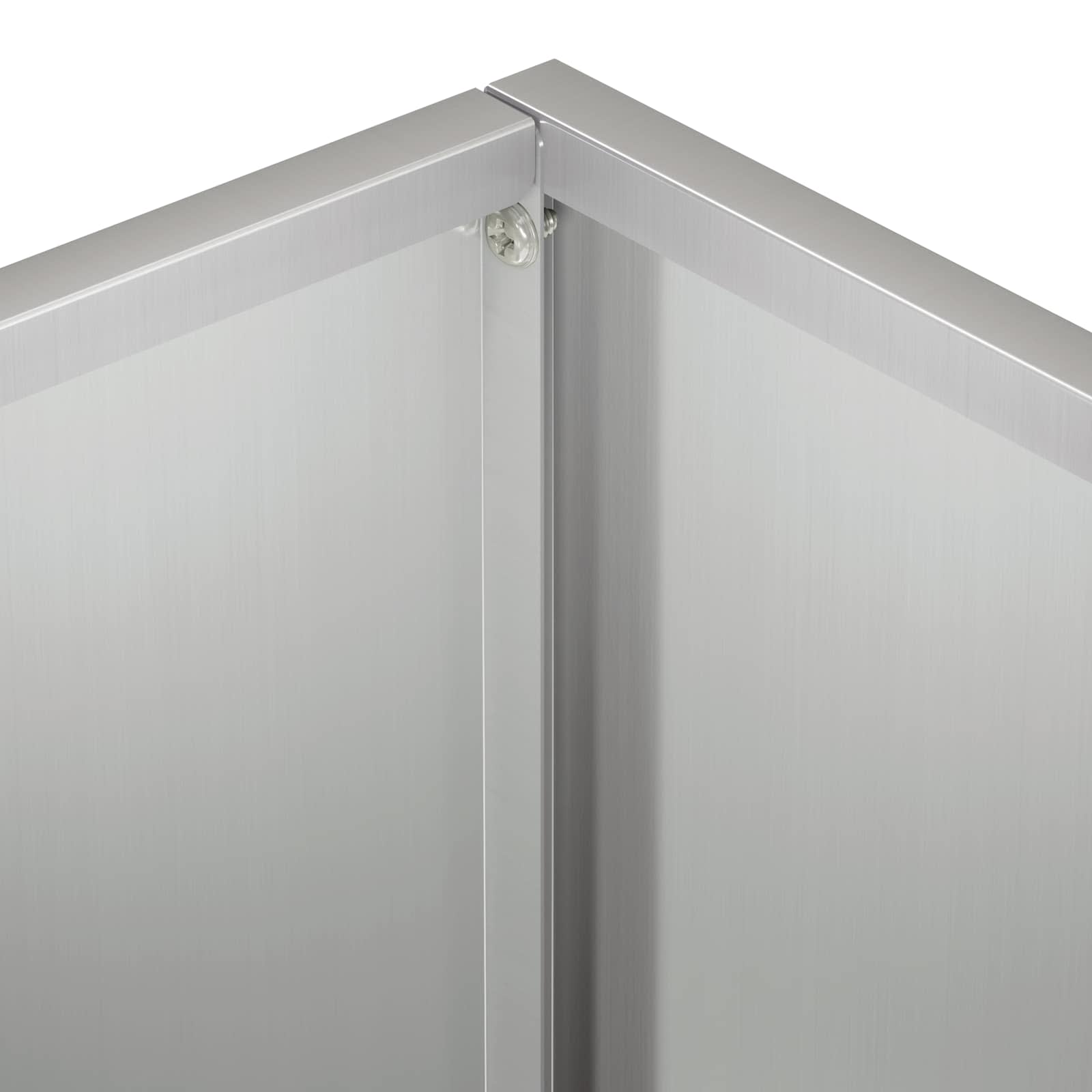 Vaso da giardino Argento 40 x 30 x 30 cm Acciaio zincato | homemem39