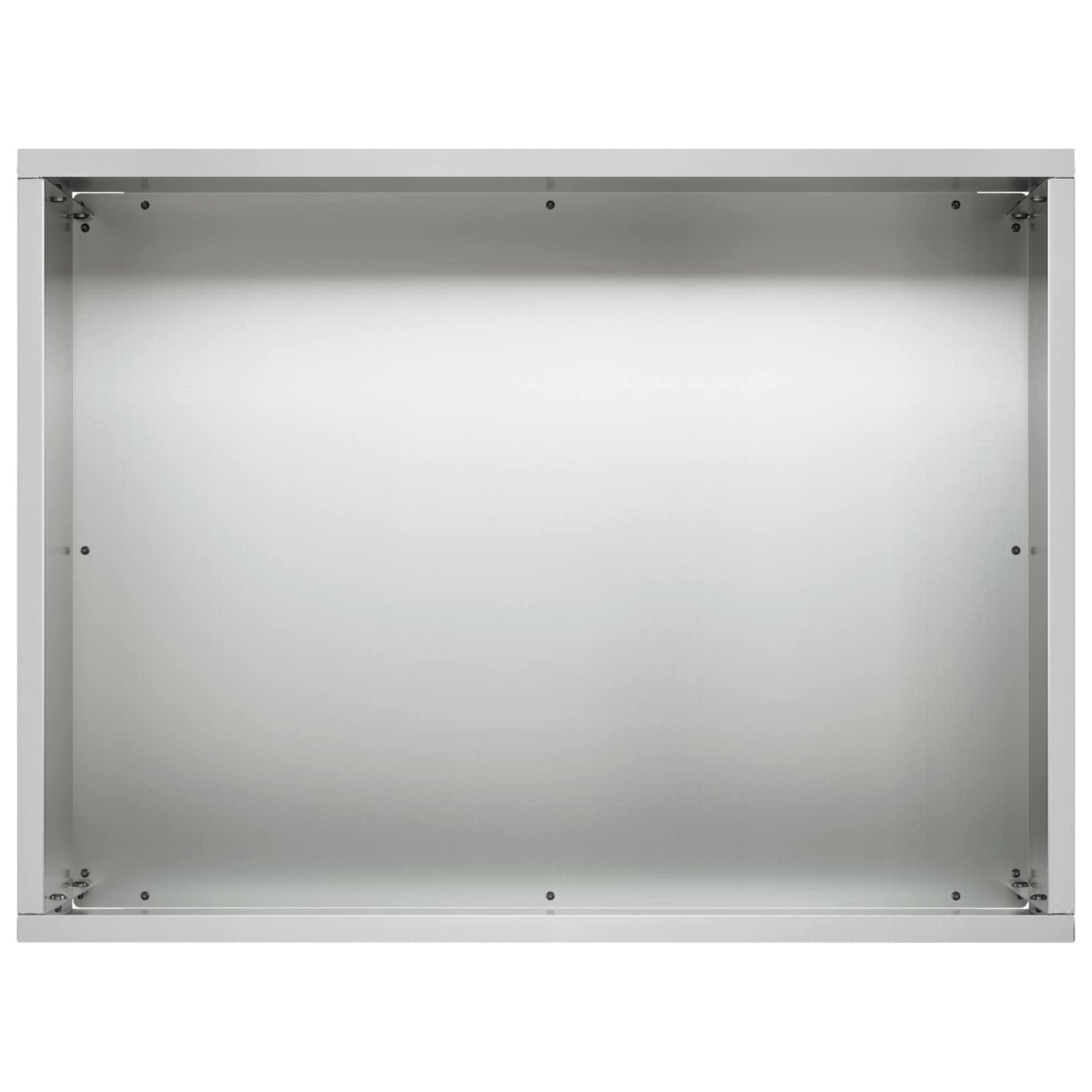 Vaso da giardino 2 pz Argento 40 x 30 x 30 cm Acciaio zincato | homemem39