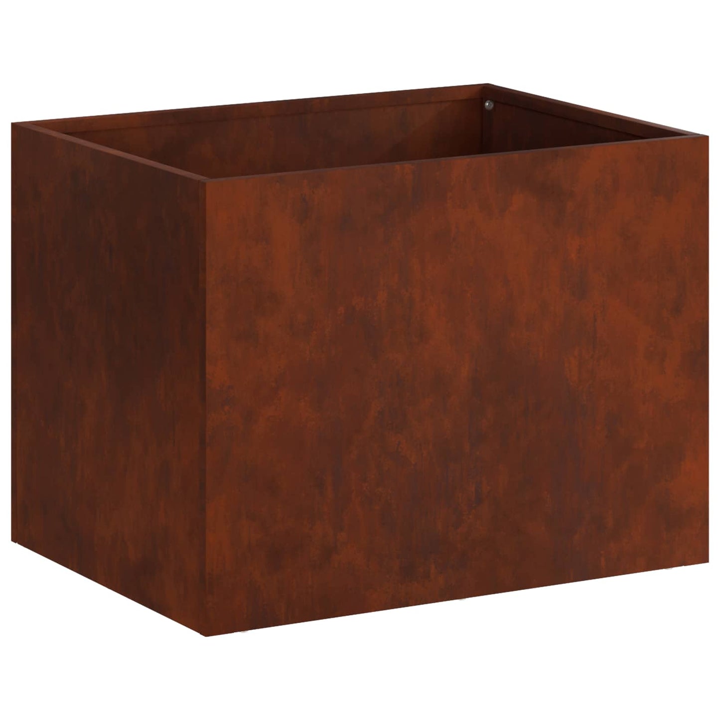 Vaso da giardino 2 pz Ruggine 40 x 30 x 30 cm Acciaio Corten | homemem39