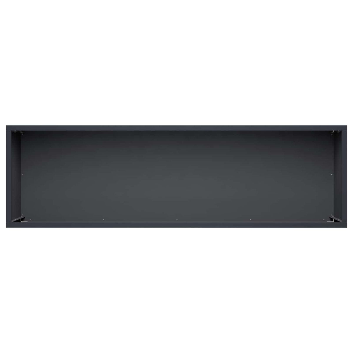 Vaso da giardino Antracite 80 x 30 x 30 cm | homemem39