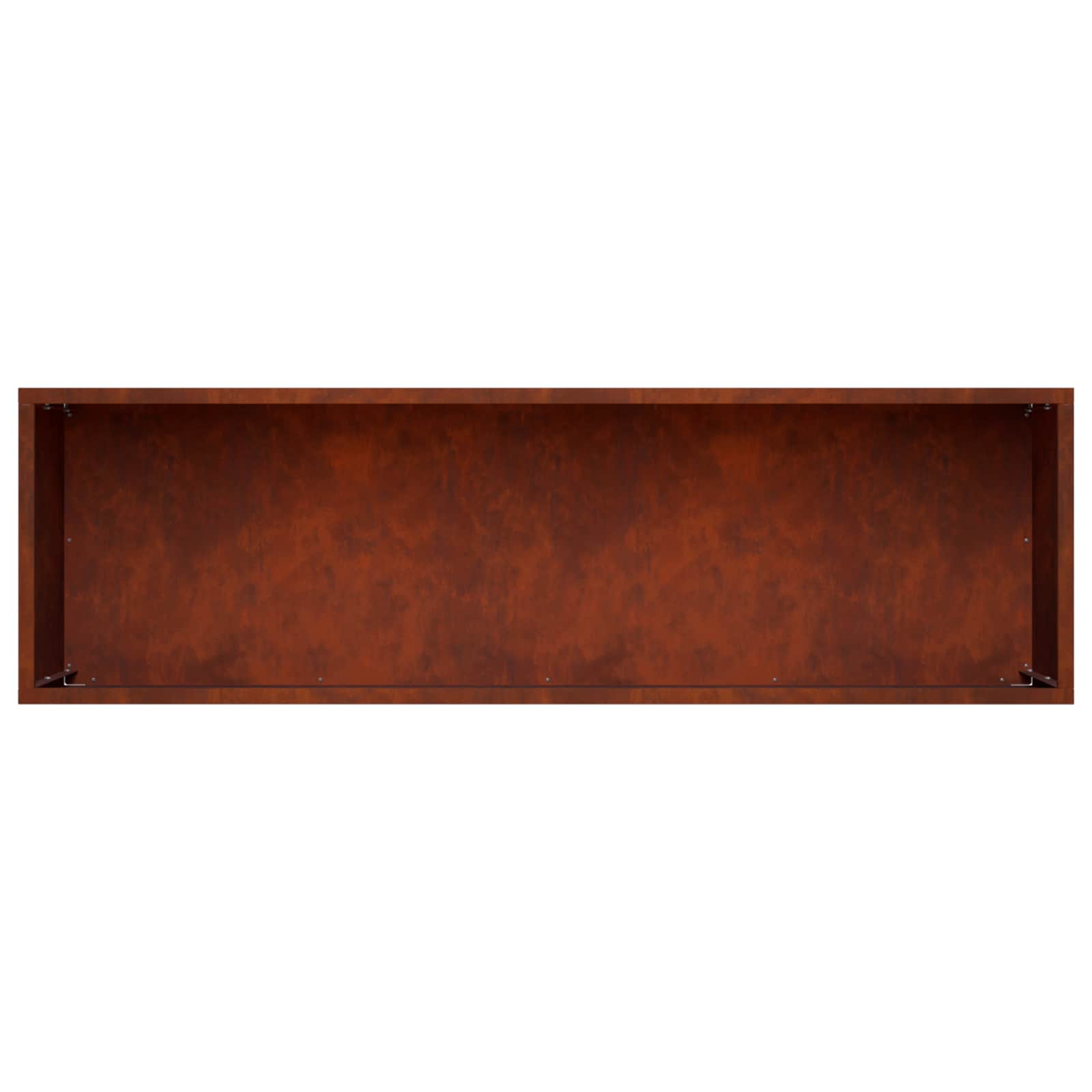 Vaso da giardino Ruggine 80 x 30 x 30 cm Acciaio Corten | homemem39