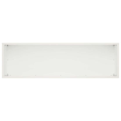 Vaso da giardino 2 pz Bianco 100 x 30 x 30 cm | homemem39