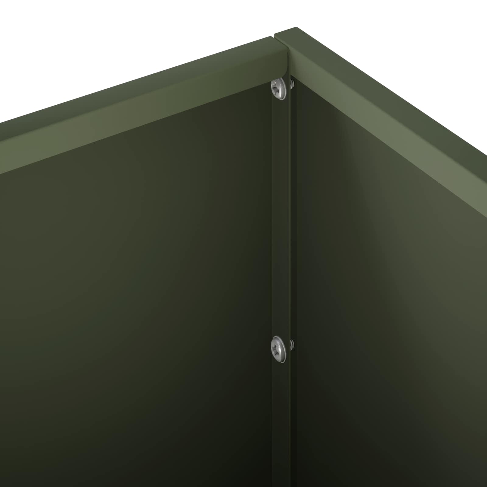 Vaso da giardino Verde Oliva 100 x 30 x 30 cm | homemem39