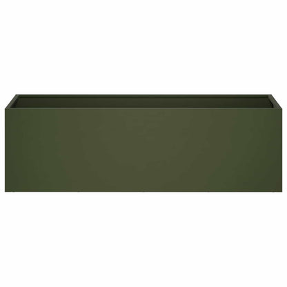 Vaso da giardino Verde Oliva 100 x 30 x 30 cm | homemem39