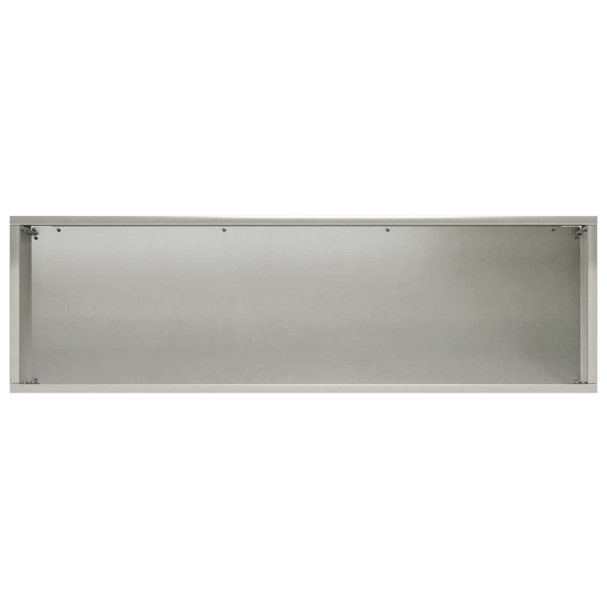 Vaso da giardino Argento 100 x 30 x 30 cm Acciaio Inox | homemem39