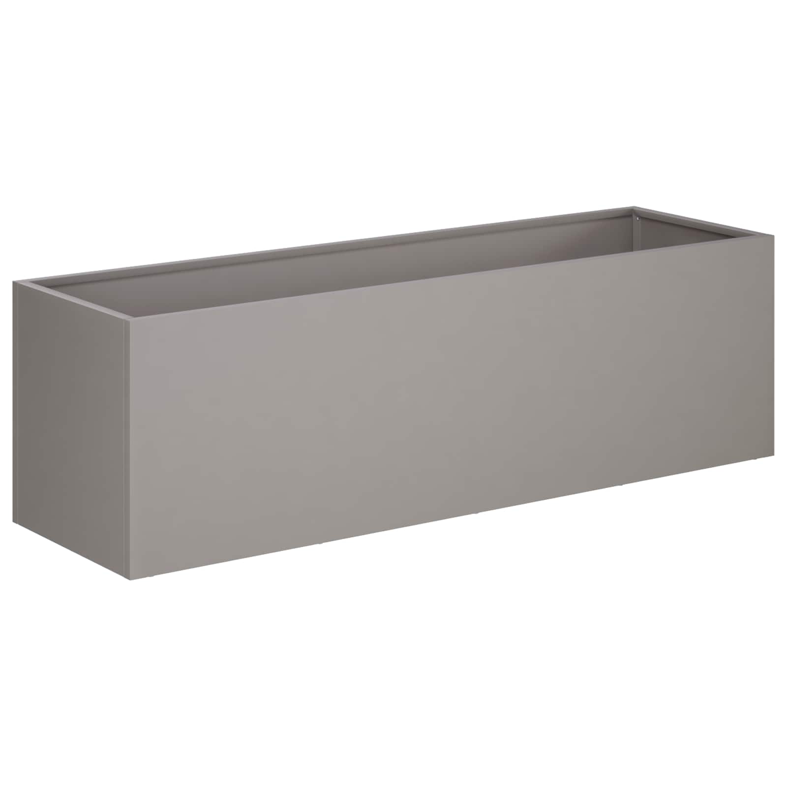 Vaso da giardino 2 pz Ruggine 100 x 30 x 30 cm Acciaio Corten | homemem39