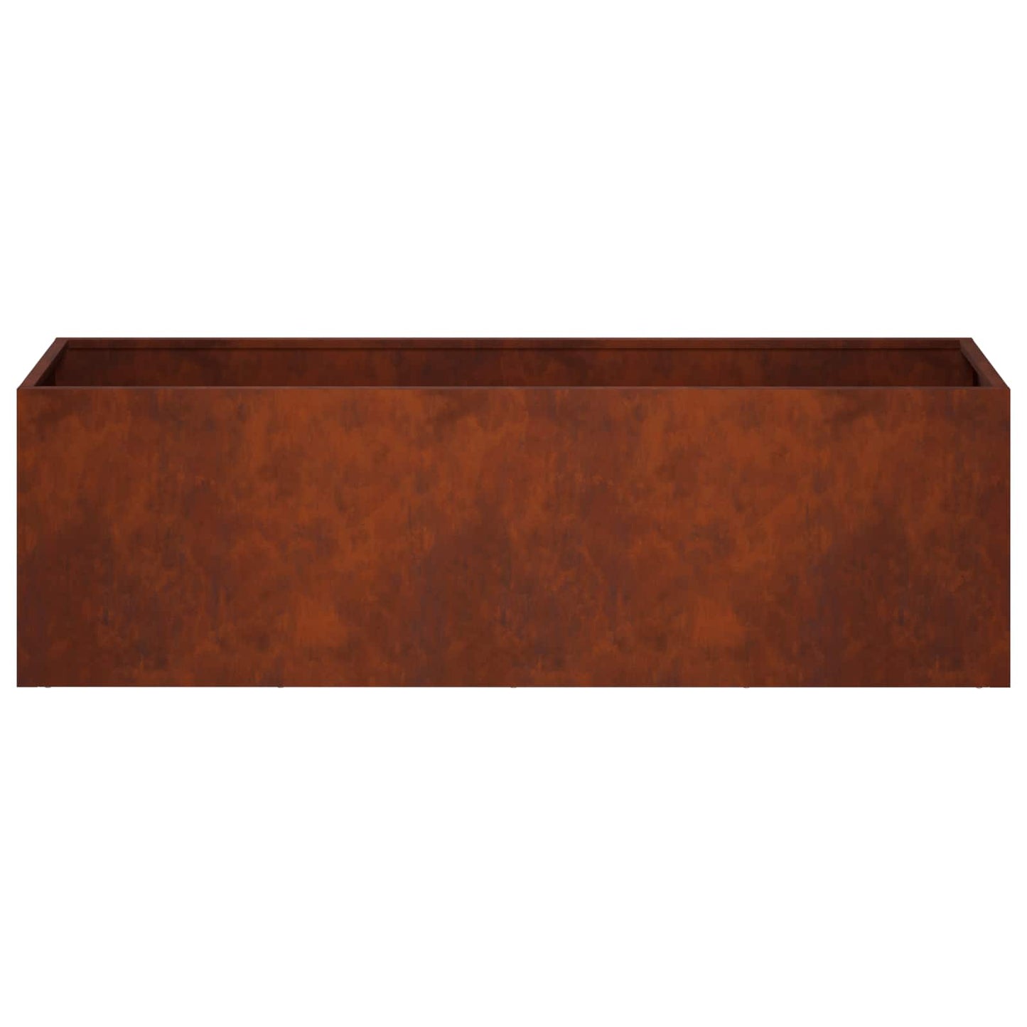 Vaso da giardino 2 pz Ruggine 100 x 30 x 30 cm Acciaio Corten | homemem39