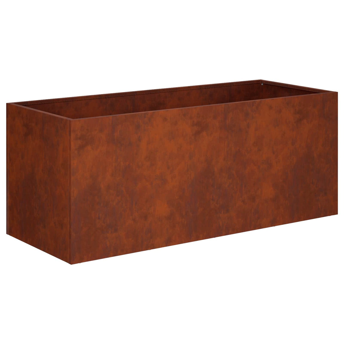 Vaso da giardino 2 pz Ruggine 80 x 40 x 40 cm Acciaio Corten | homemem39