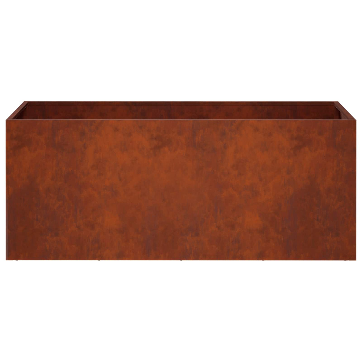 Vaso da giardino 2 pz Ruggine 80 x 40 x 40 cm Acciaio Corten | homemem39