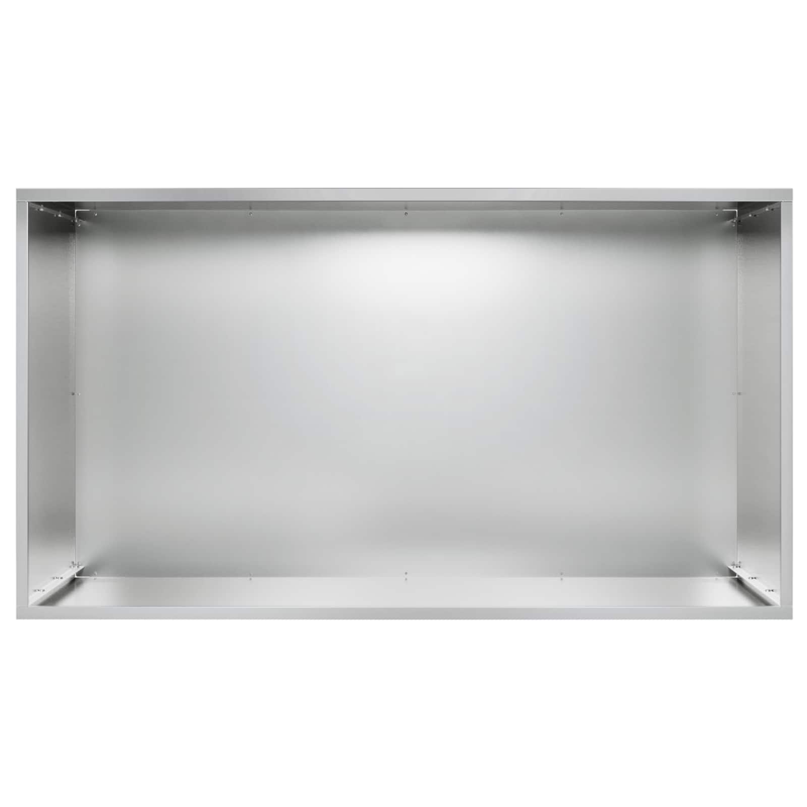 Vaso da giardino Argento 100 x 50 x 50 cm Acciaio zincato | homemem39