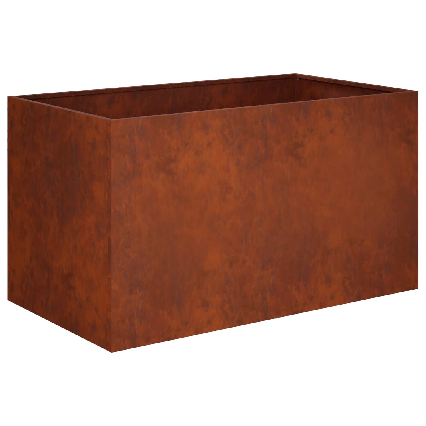 Vaso da giardino Ruggine 100 x 50 x 50 cm Acciaio Corten