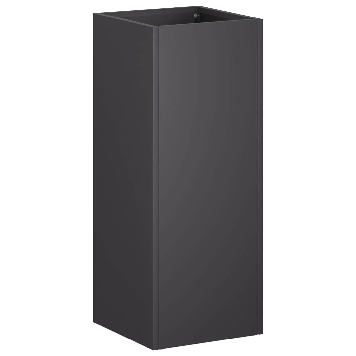 Vaso da giardino 2 pz Nero 20 x 20 x 40 cm