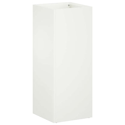 Vaso da giardino Bianco 20 x 20 x 40 cm | homemem39