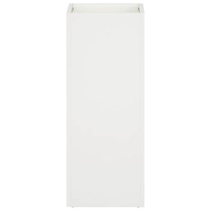 Vaso da giardino Bianco 20 x 20 x 40 cm | homemem39