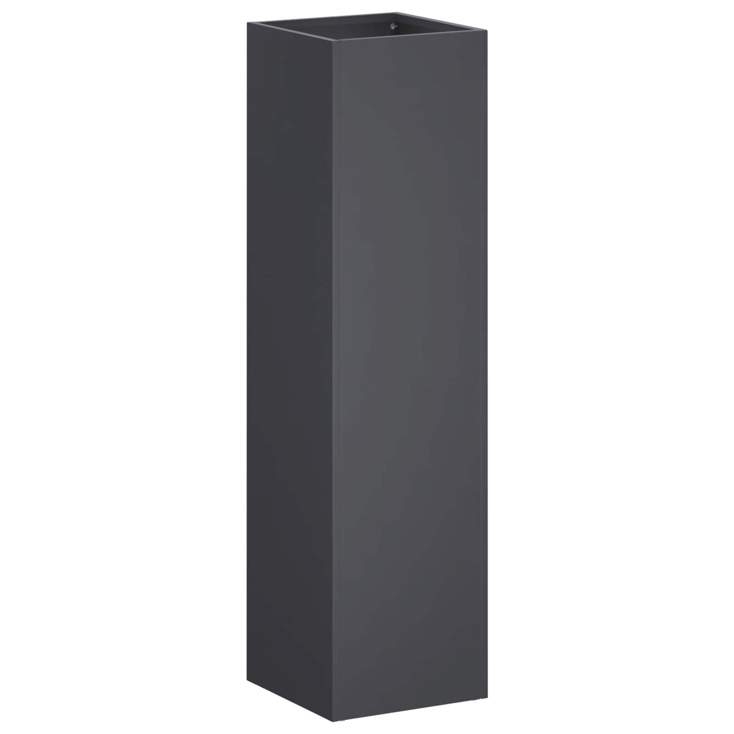 Vaso da giardino 2 pz Antracite 20 x 20 x 75 cm | homemem39