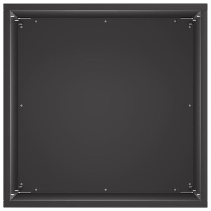 Vaso da giardino Nero 30 x 30 x 40 cm Acciaio laminato a freddo | homemem39