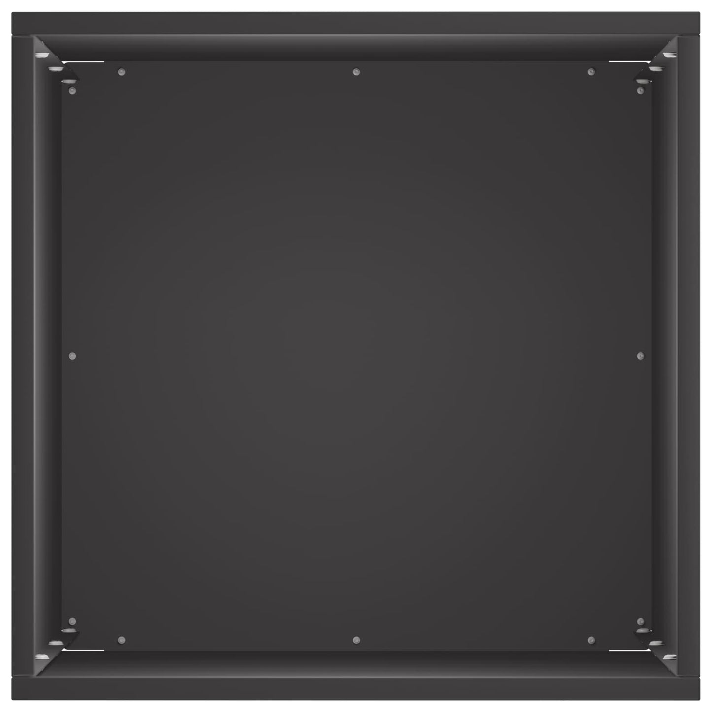 Vaso da giardino 2 pz Nero 30 x 30 x 40 cm | homemem39
