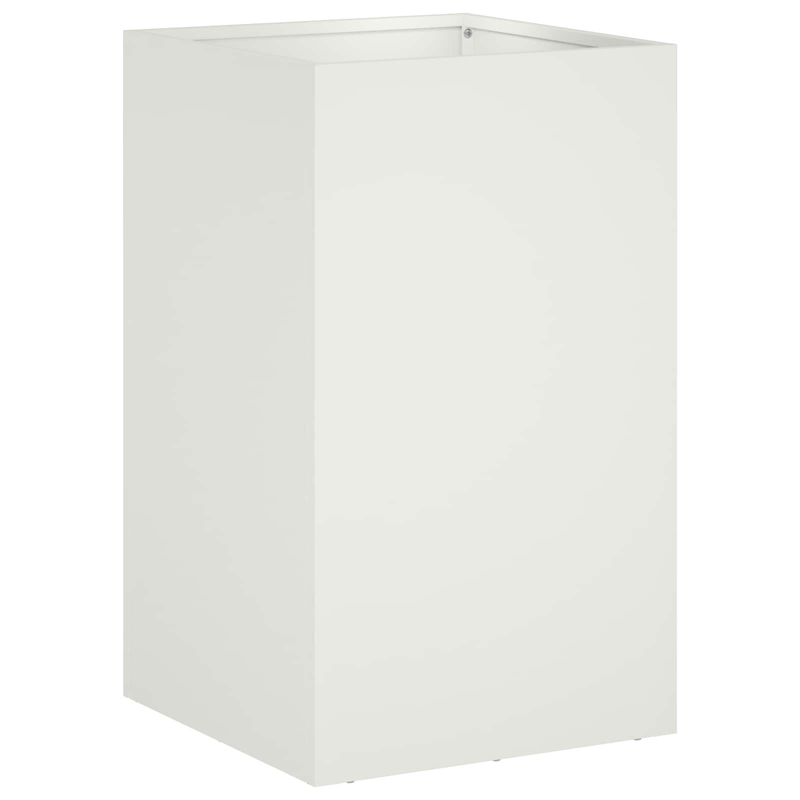 Vaso da giardino Bianco 30 x 30 x 40 cm | homemem39