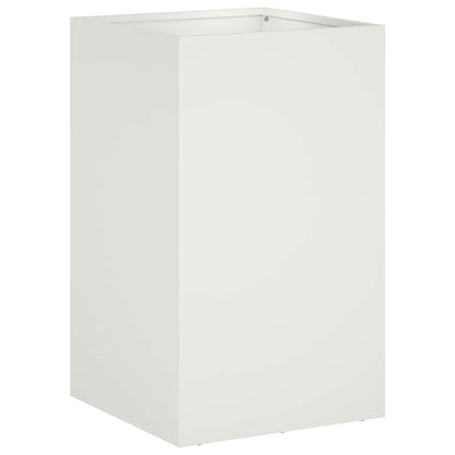 Vaso da giardino Bianco 30 x 30 x 40 cm | homemem39